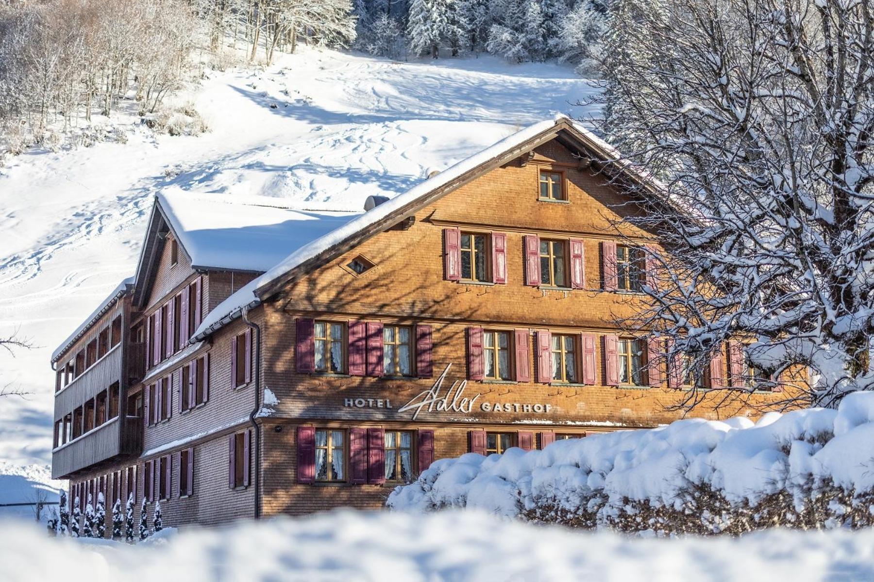 Hotel Gasthof Adler Schoppernau Bagian luar foto